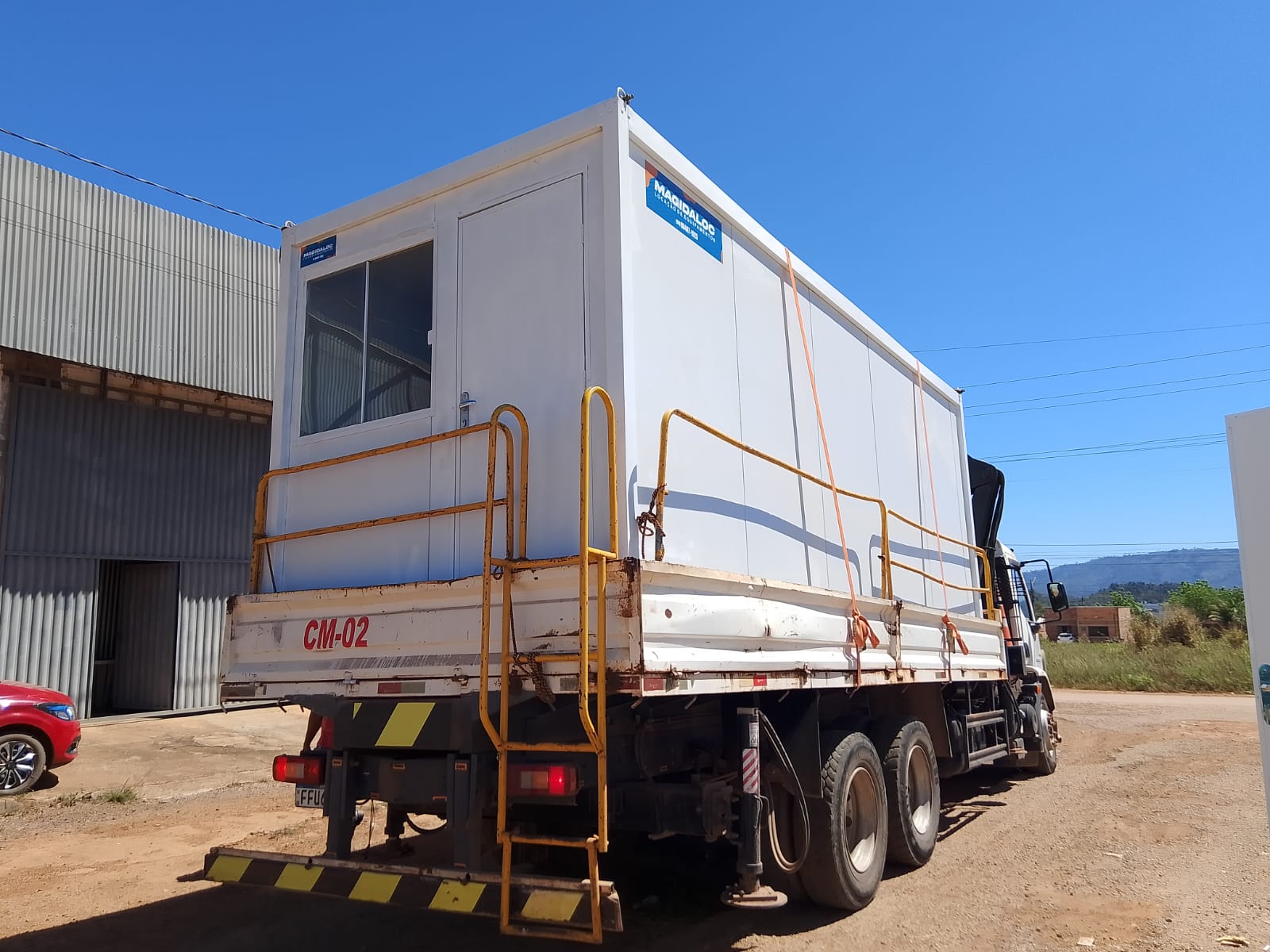 Mobilização de contêiner modular